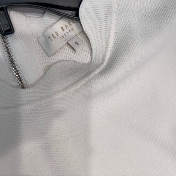 Ted Baker Lauron Scalloped Knit Fit & Flare Dress New - Picture 5 of 6